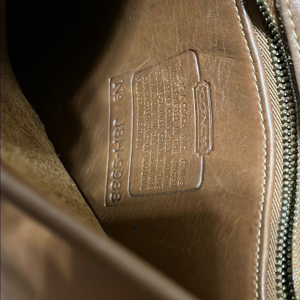 Brown Leather Shoulder Bag - Picture 4 of 5